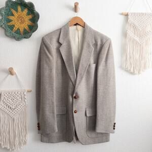 Farah Clothing Co Men's Gray Wool Blazer Size 40L